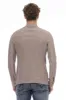 Elegant Beige Fabric Jacket for Men sold by Louxly