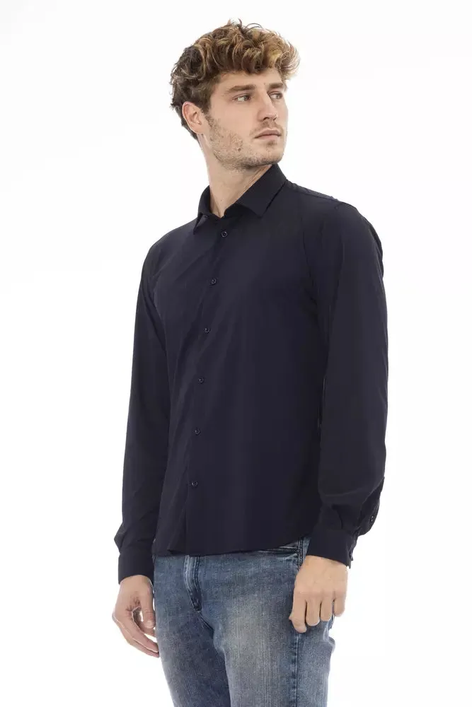 Sleek Sapphire Slim Men's Shirt sold by Louxly product image thumbnail 2