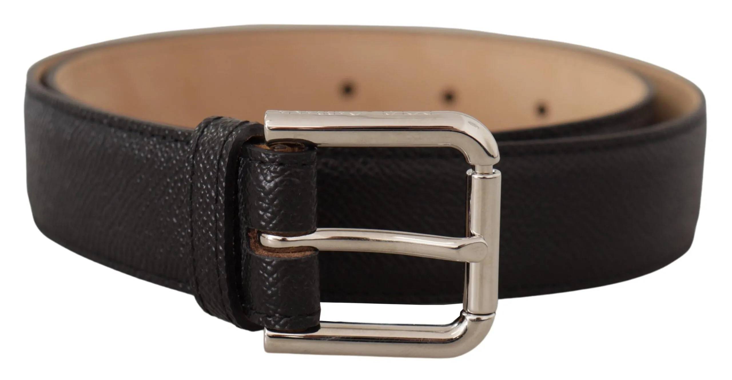 Sleek Black Authentic Leather Belt sold by Louxly