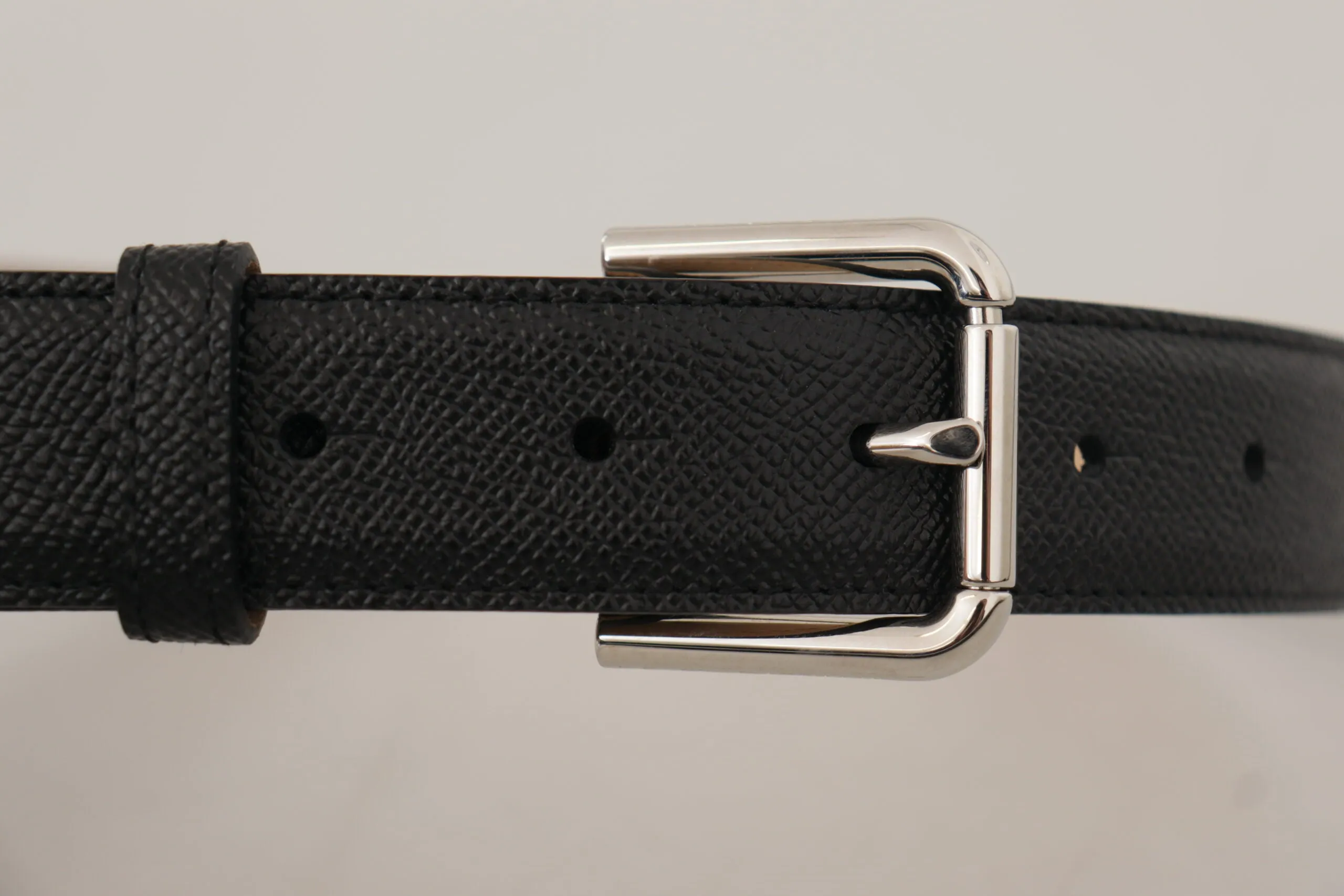 Sleek Black Authentic Leather Belt sold by Louxly product image thumbnail 5