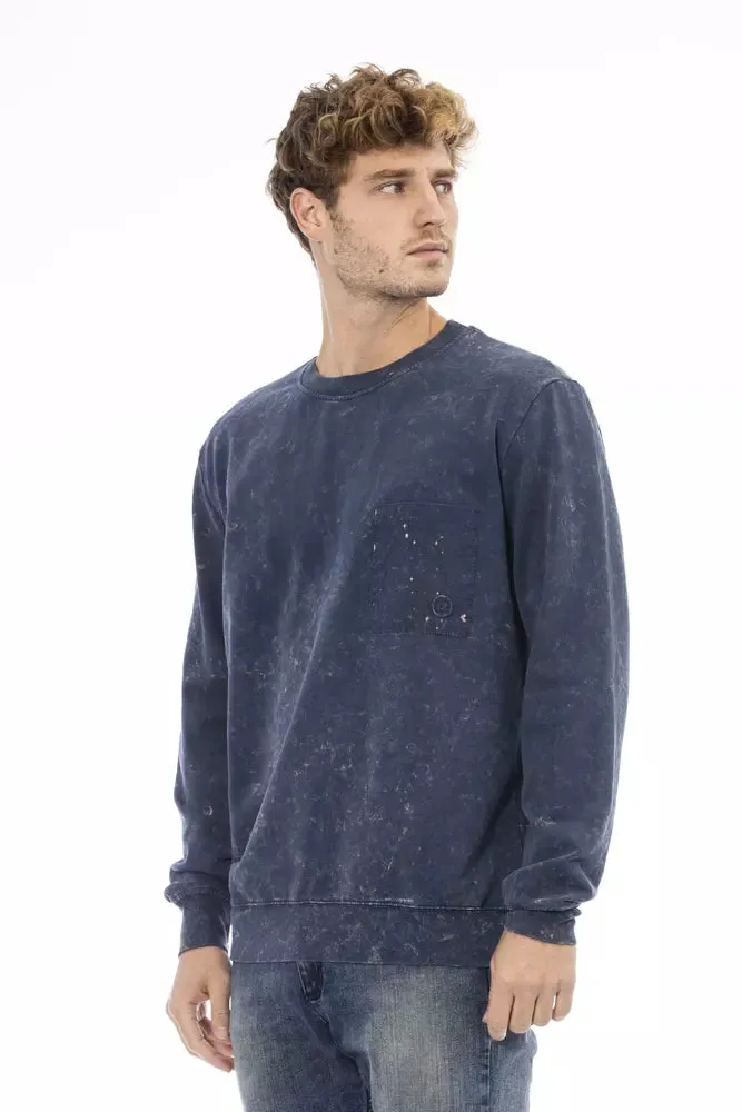 Blue Cotton Sweater sold by Louxly product image thumbnail 2