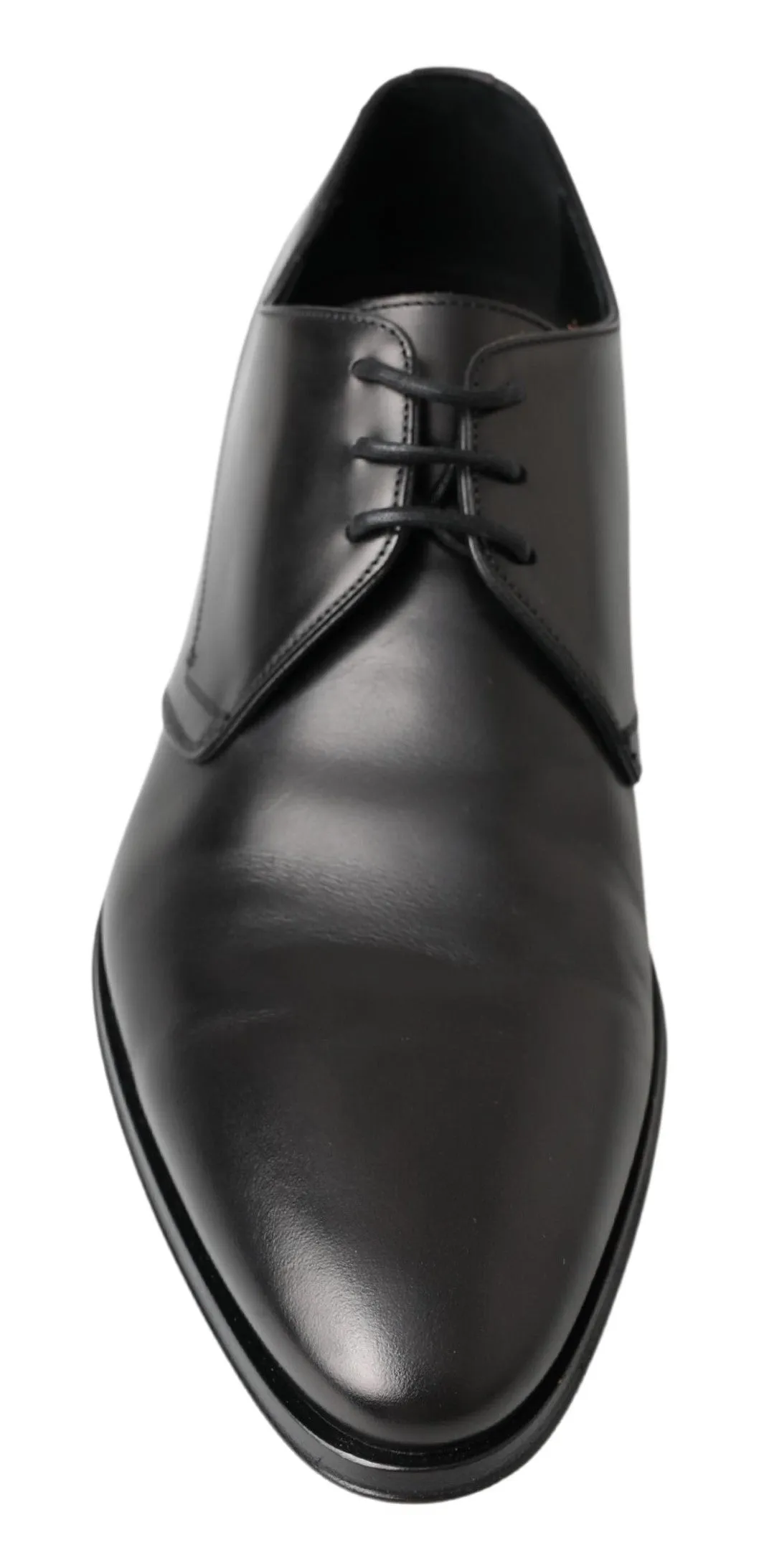 Classic Black Leather Derby Shoes sold by Louxly product image thumbnail 4