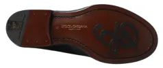Elegant Black Leather Slipper Loafers sold by Louxly