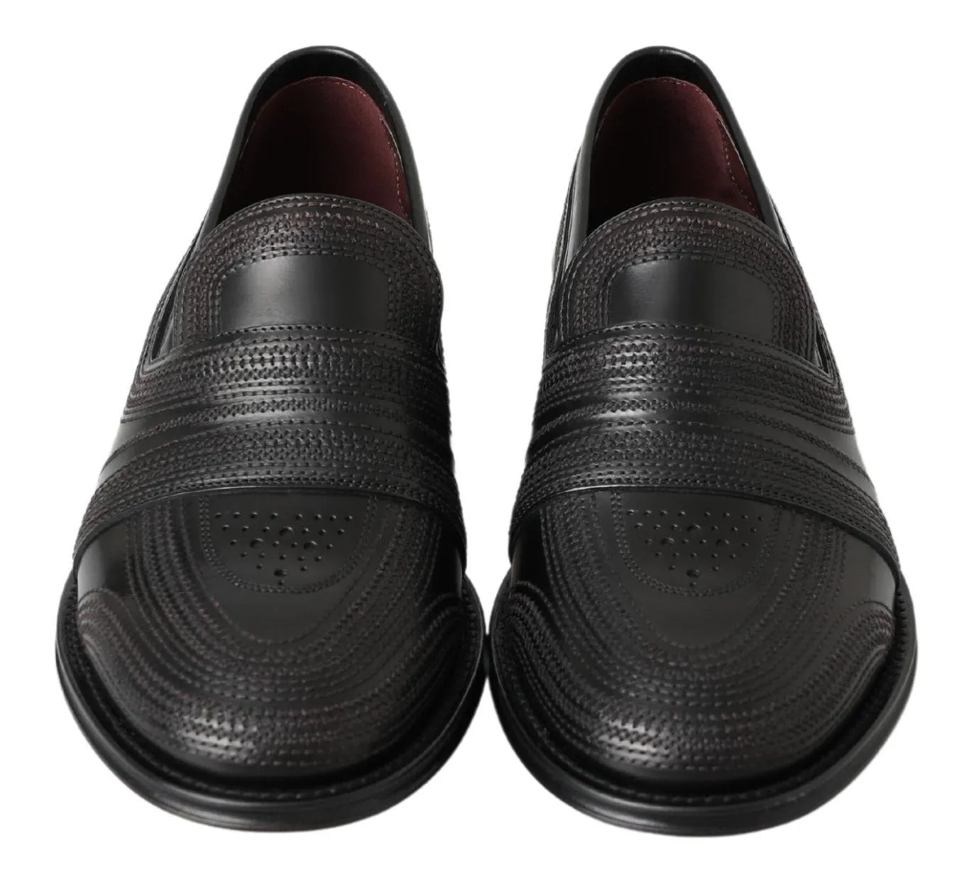 Elegant Black Leather Slipper Loafers sold by Louxly product image thumbnail 5