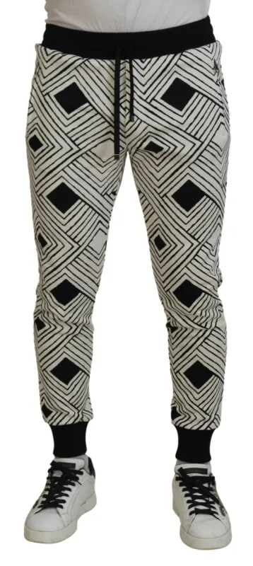 Elegant Monochrome Sport Sweatpants sold by Louxly
