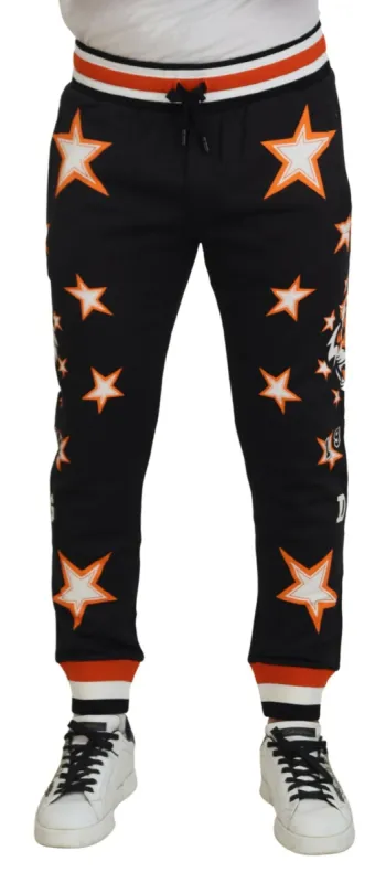 Elegant Black Star Casual Sweatpants sold by Louxly