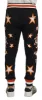 Elegant Black Star Casual Sweatpants sold by Louxly