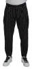 Elegant Striped Chino Tapered Pants sold by Louxly