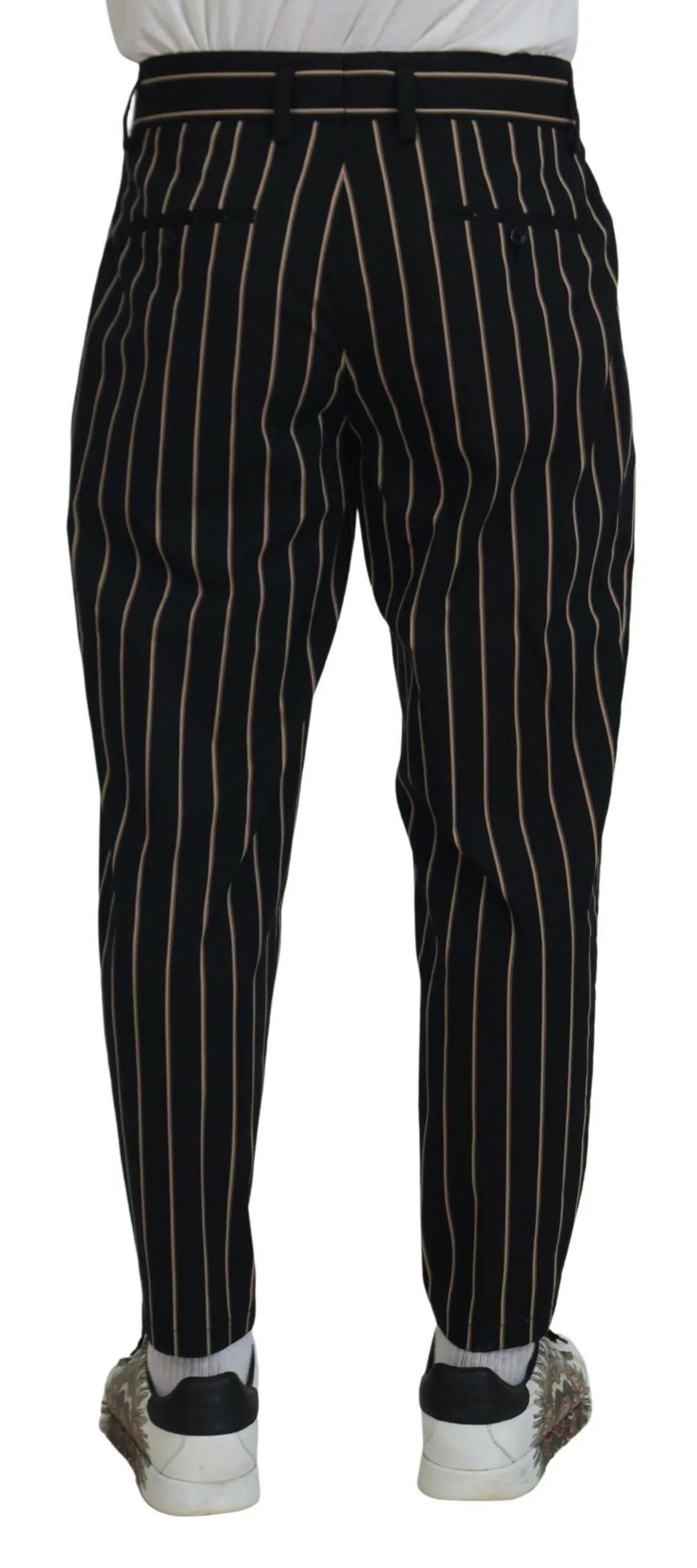 Elegant Striped Chino Tapered Pants sold by Louxly product image thumbnail 3