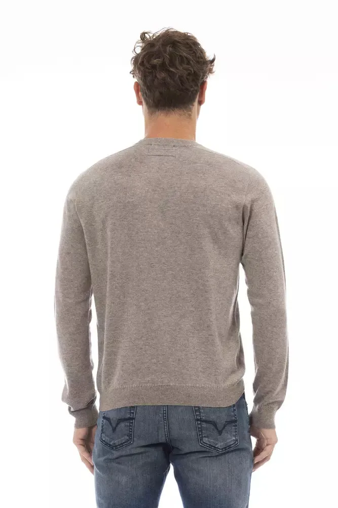 Beige Viscose Men Sweater sold by Louxly product image thumbnail 3