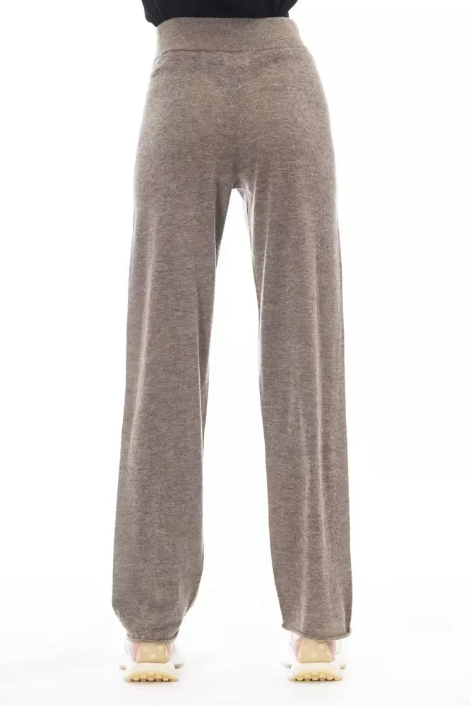 Brown Wool Women Pant sold by Louxly product image thumbnail 3