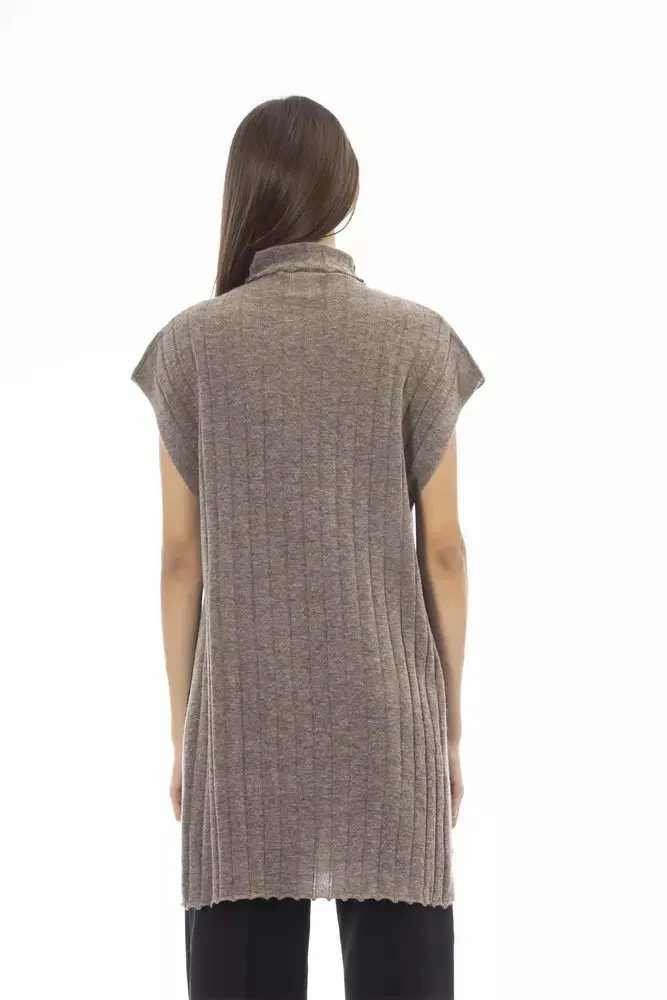 Brown Wool Women Sweater sold by Louxly product image thumbnail 3
