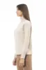 Beige Alpaca Women Sweater sold by Louxly
