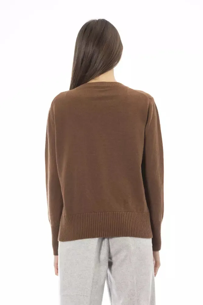 Brown Cashmere Women Sweater sold by Louxly product image thumbnail 3