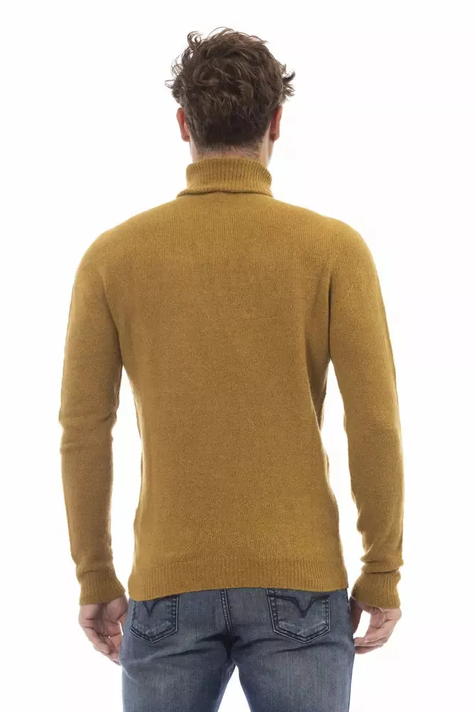 Brown Alpaca Men Sweater sold by Louxly product image thumbnail 3