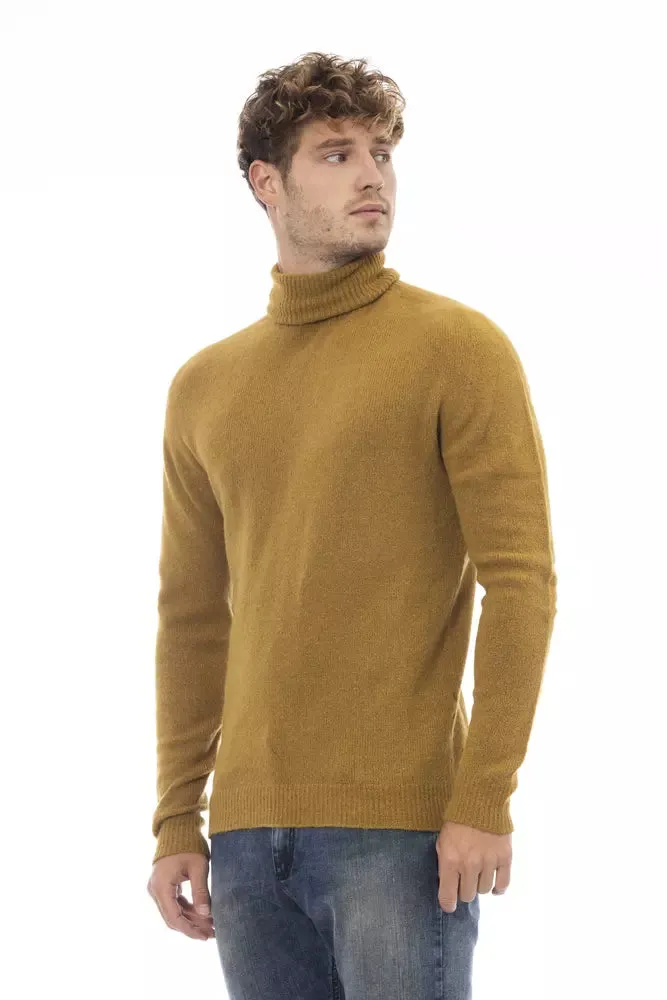 Brown Alpaca Men Sweater sold by Louxly product image thumbnail 2