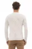 Beige Merino Men Sweater sold by Louxly