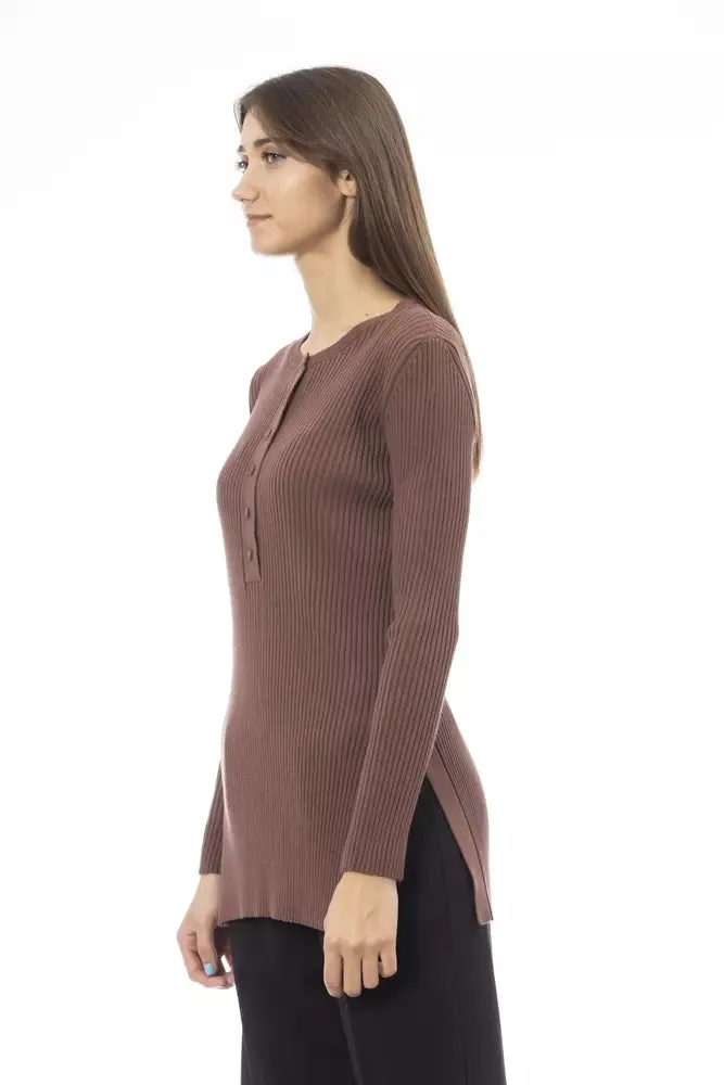 Brown Viscose Women Sweater sold by Louxly product image thumbnail 2