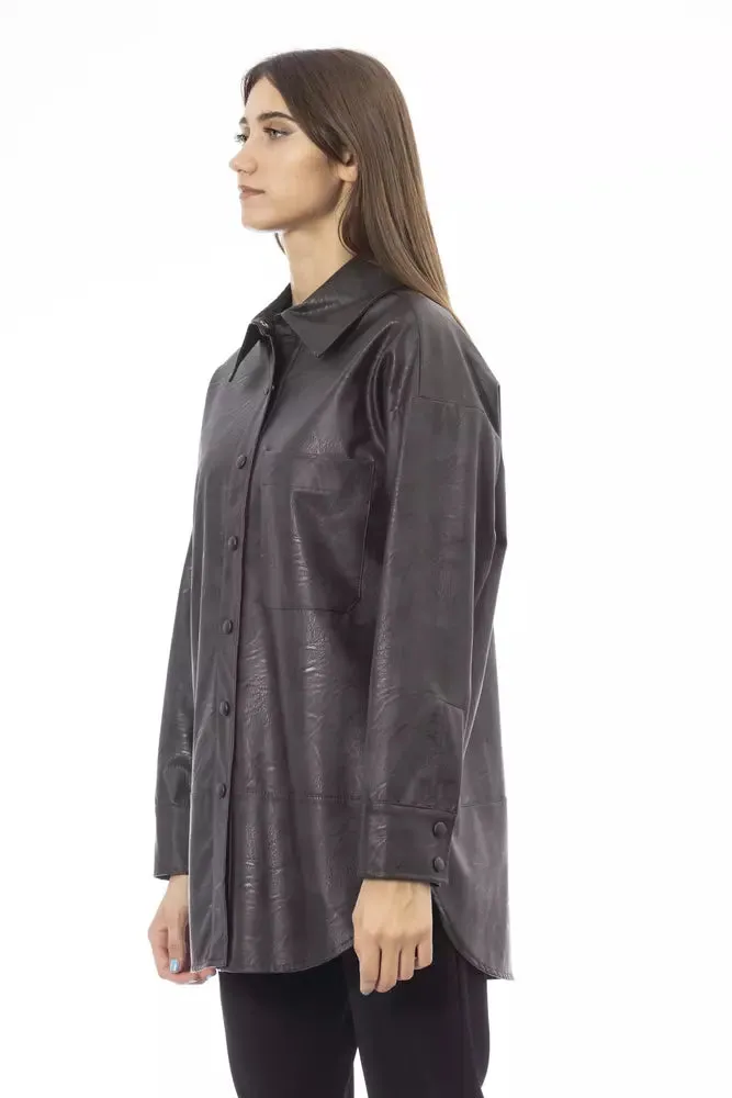 Brown Polyethylene Women Shirt sold by Louxly product image thumbnail 2