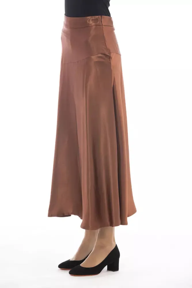 Brown Viscose Women Skirt sold by Louxly product image thumbnail 2