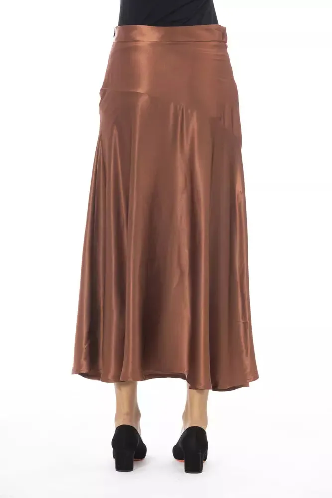 Brown Viscose Women Skirt sold by Louxly product image thumbnail 3