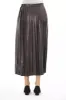 Brown Polyethylene Women Skirt sold by Louxly