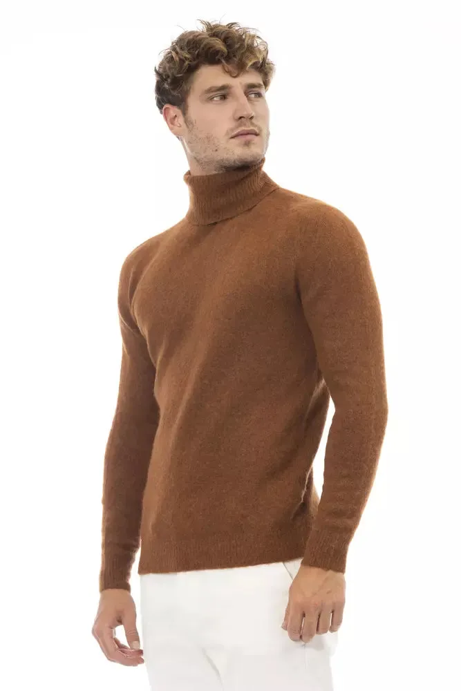 Brown Alpaca Men Sweater sold by Louxly product image thumbnail 2