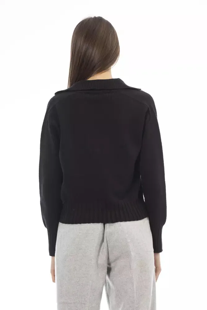 Black Wool Women Sweater sold by Louxly product image thumbnail 3