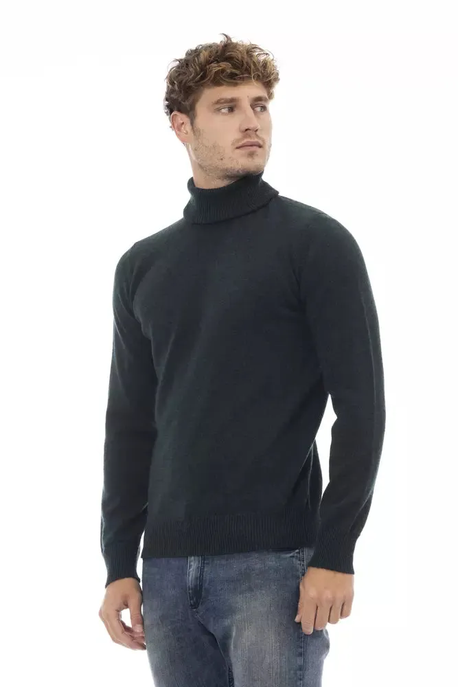 Green Wool Men Sweater sold by Louxly product image thumbnail 2