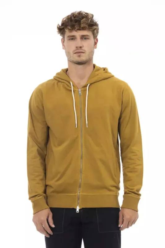Brown Cotton Men Sweatshirt sold by Louxly