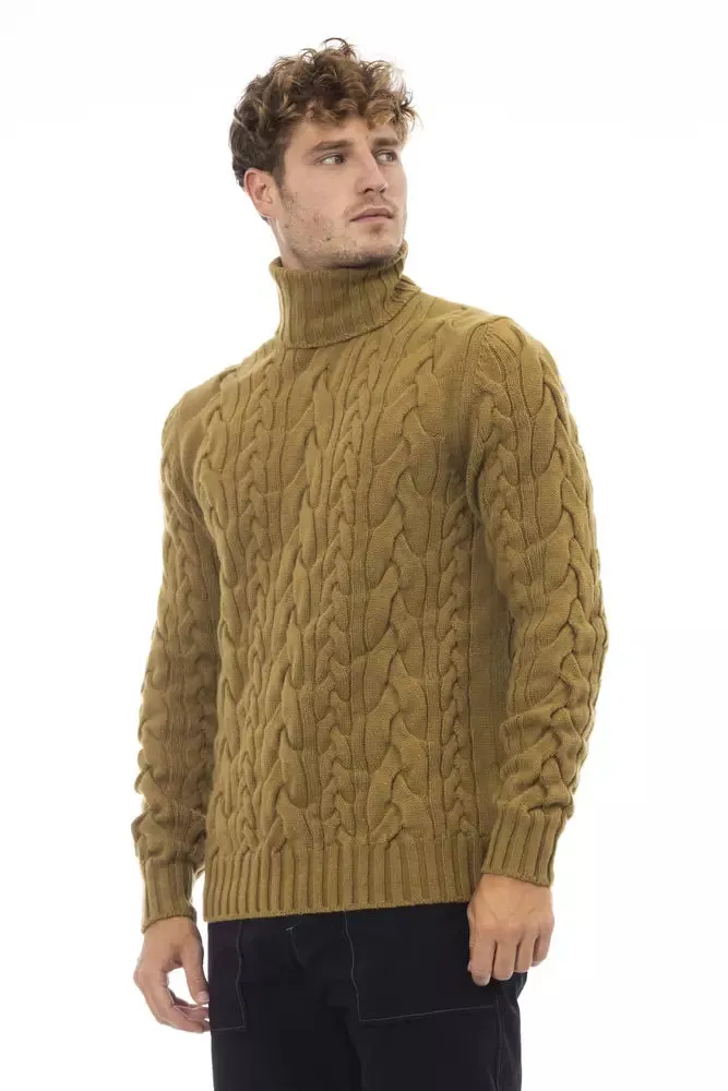 Brown Wool Men Sweater sold by Louxly product image thumbnail 2