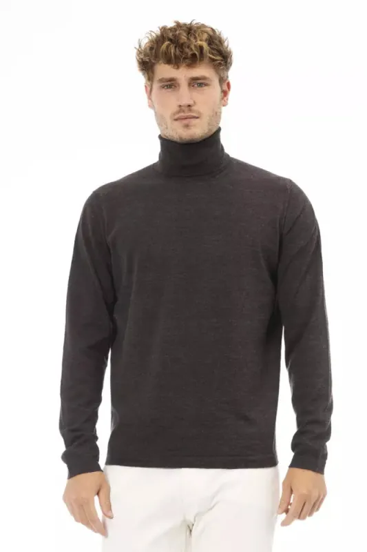 Brown Cotton Men Sweater sold by Louxly