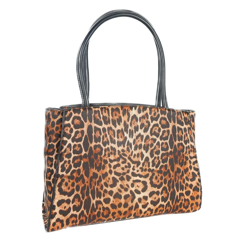 Leopard Print Shopper with Logo Accent sold by Louxly product image thumbnail 2