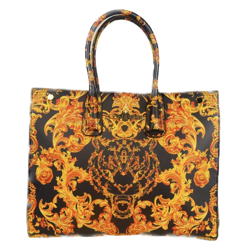 Elegant Black Shopper with Golden Accents sold by Louxly