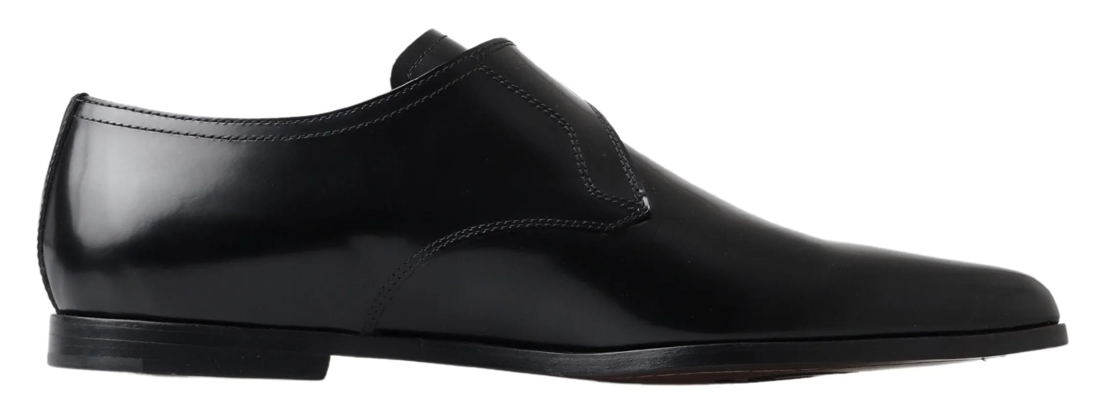 Elegant Black Leather Monk Strap Shoes sold by Louxly