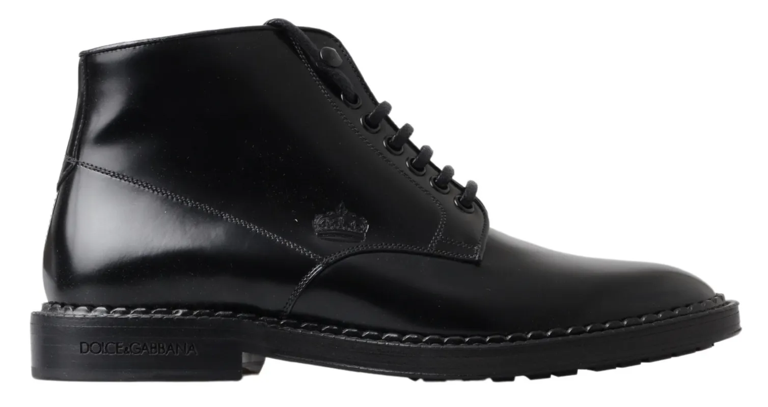 Elegant Black Leather Men's Boots sold by Louxly