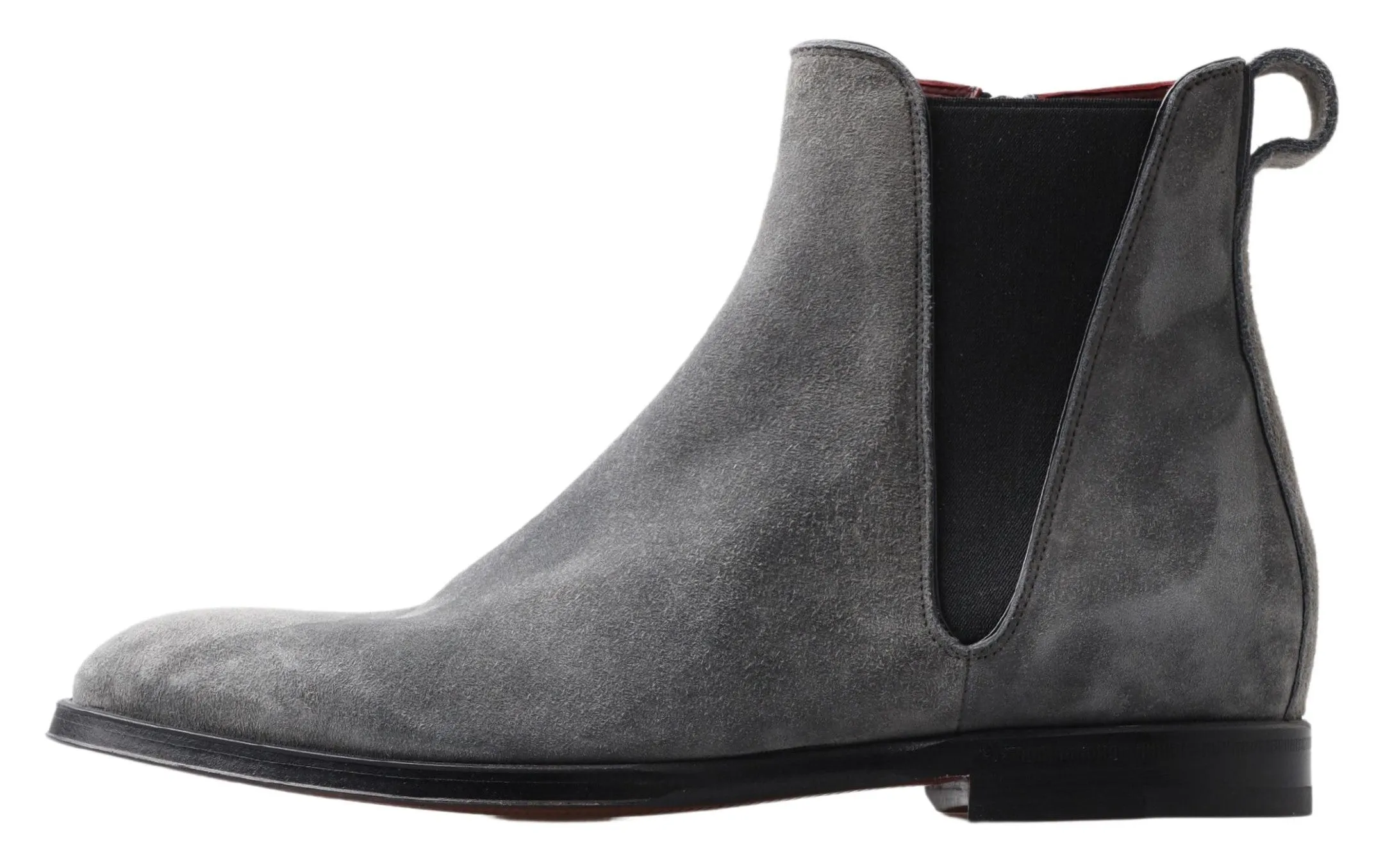 Elegant Gray Chelsea Leather Boots sold by Louxly product image thumbnail 2