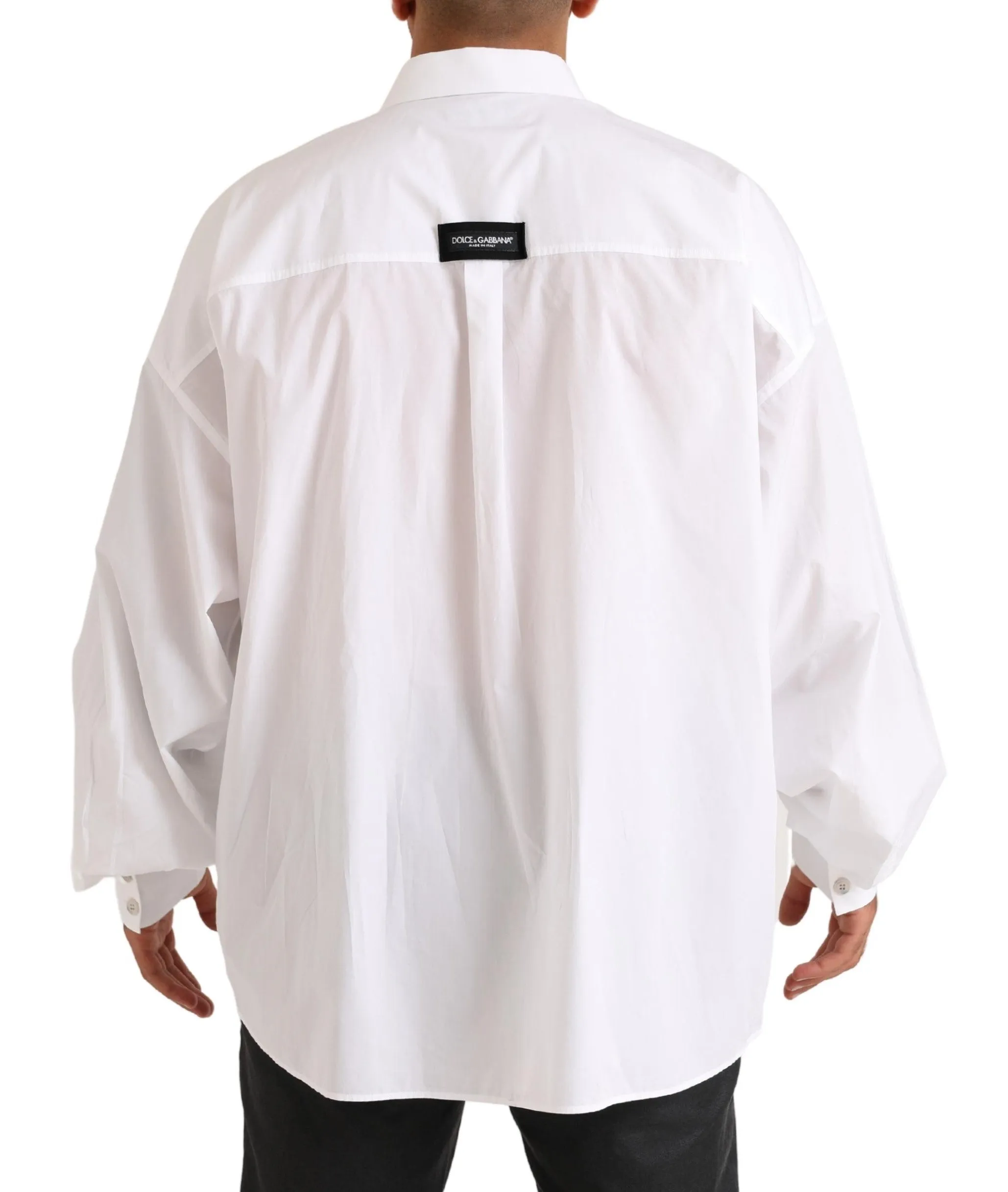 Elegant White Cotton Formal Shirt sold by Louxly product image thumbnail 3