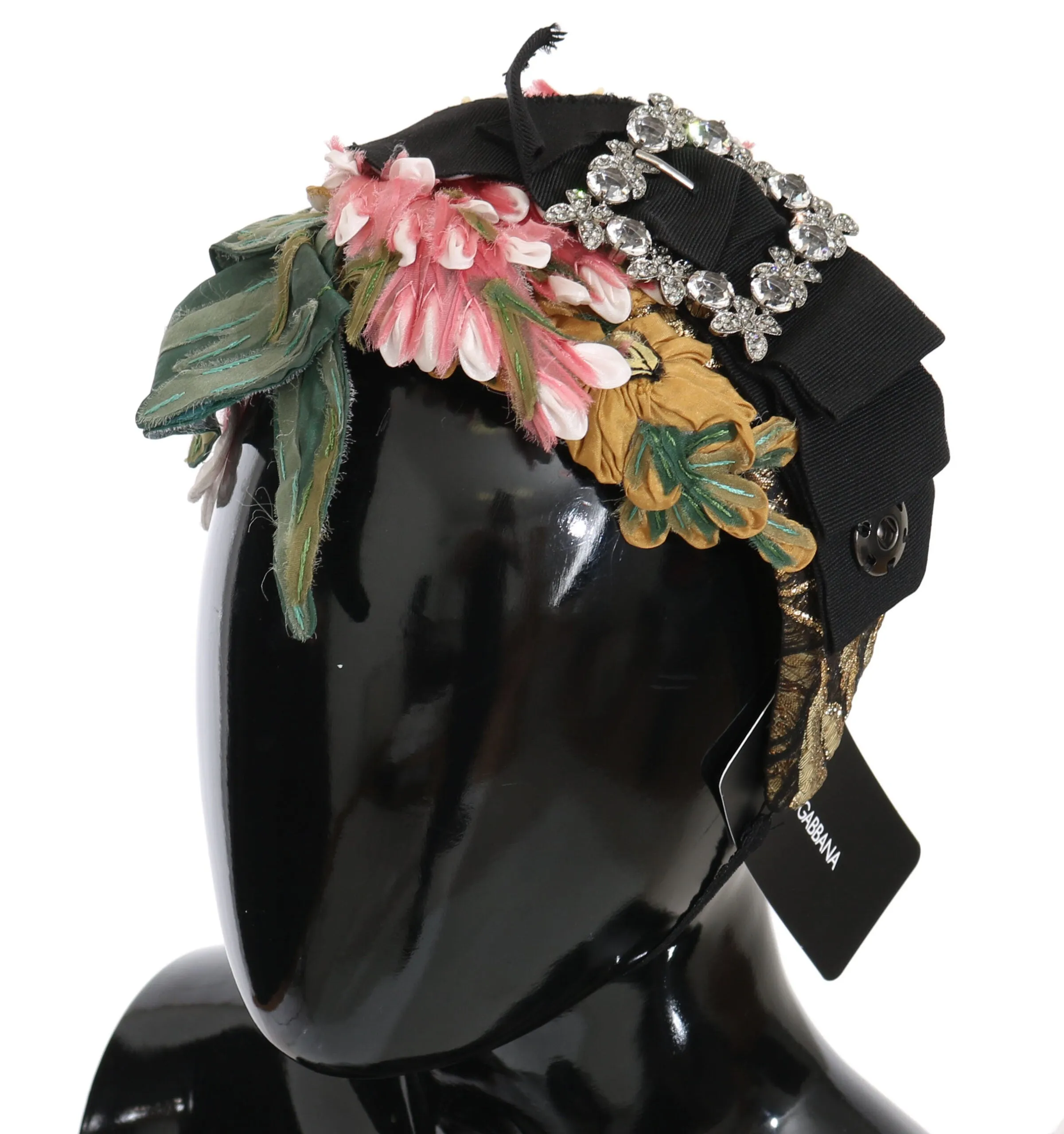 Elegant Crystal-Embellished Floral Headband sold by Louxly product image thumbnail 2