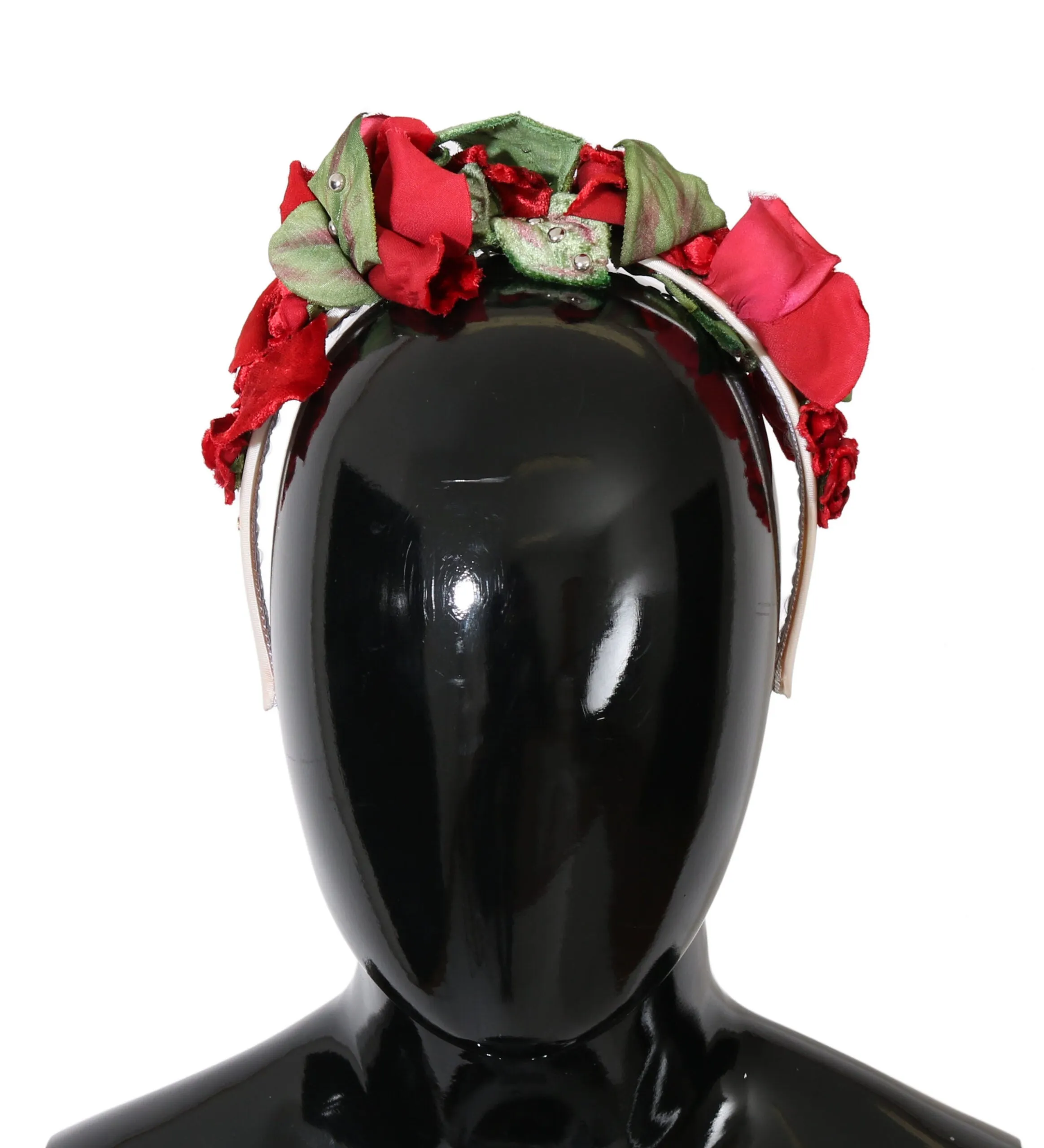 Elegant Floral Silk-Blend Diadem Tiara sold by Louxly