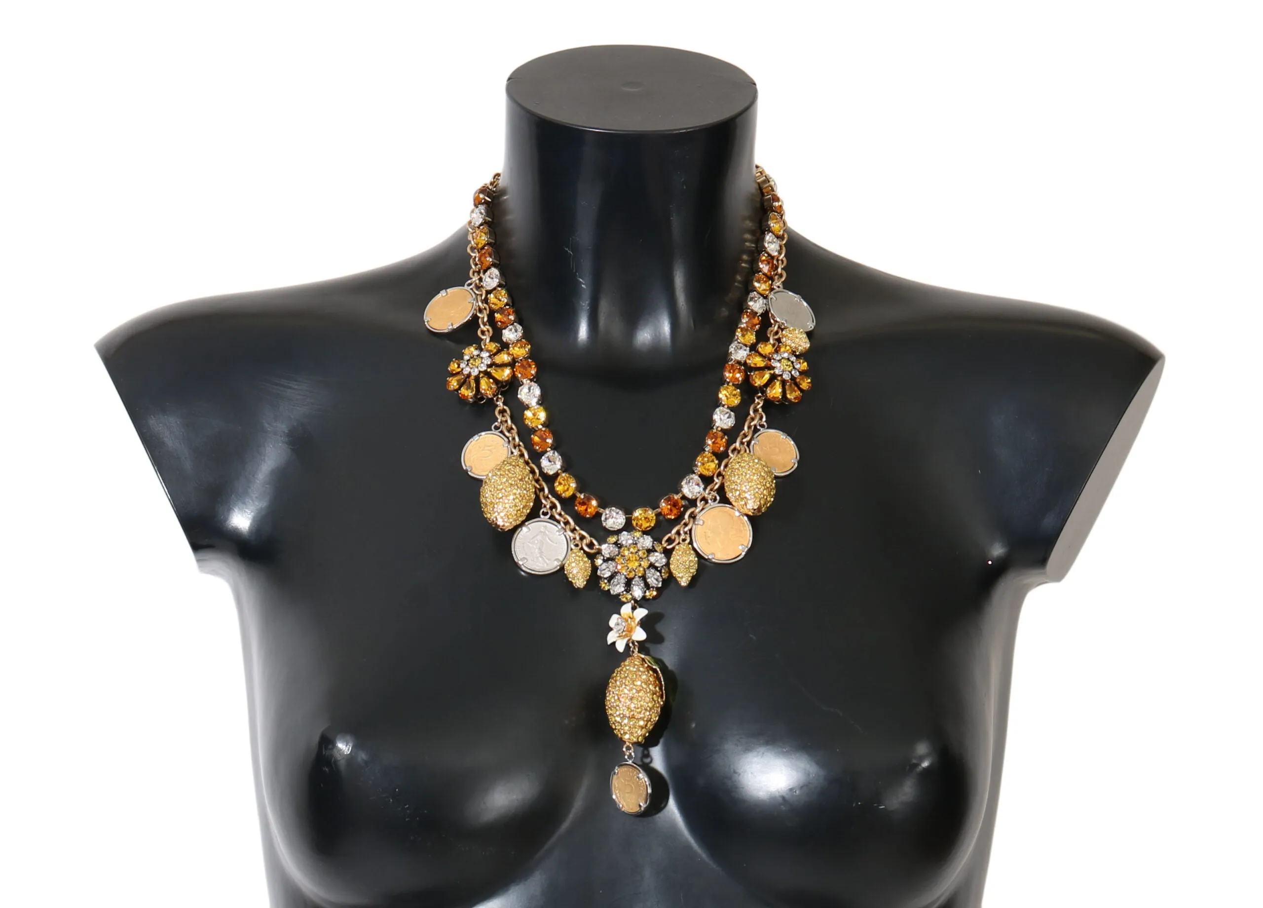 Elegant Gold-Plated Statement Necklace sold by Louxly