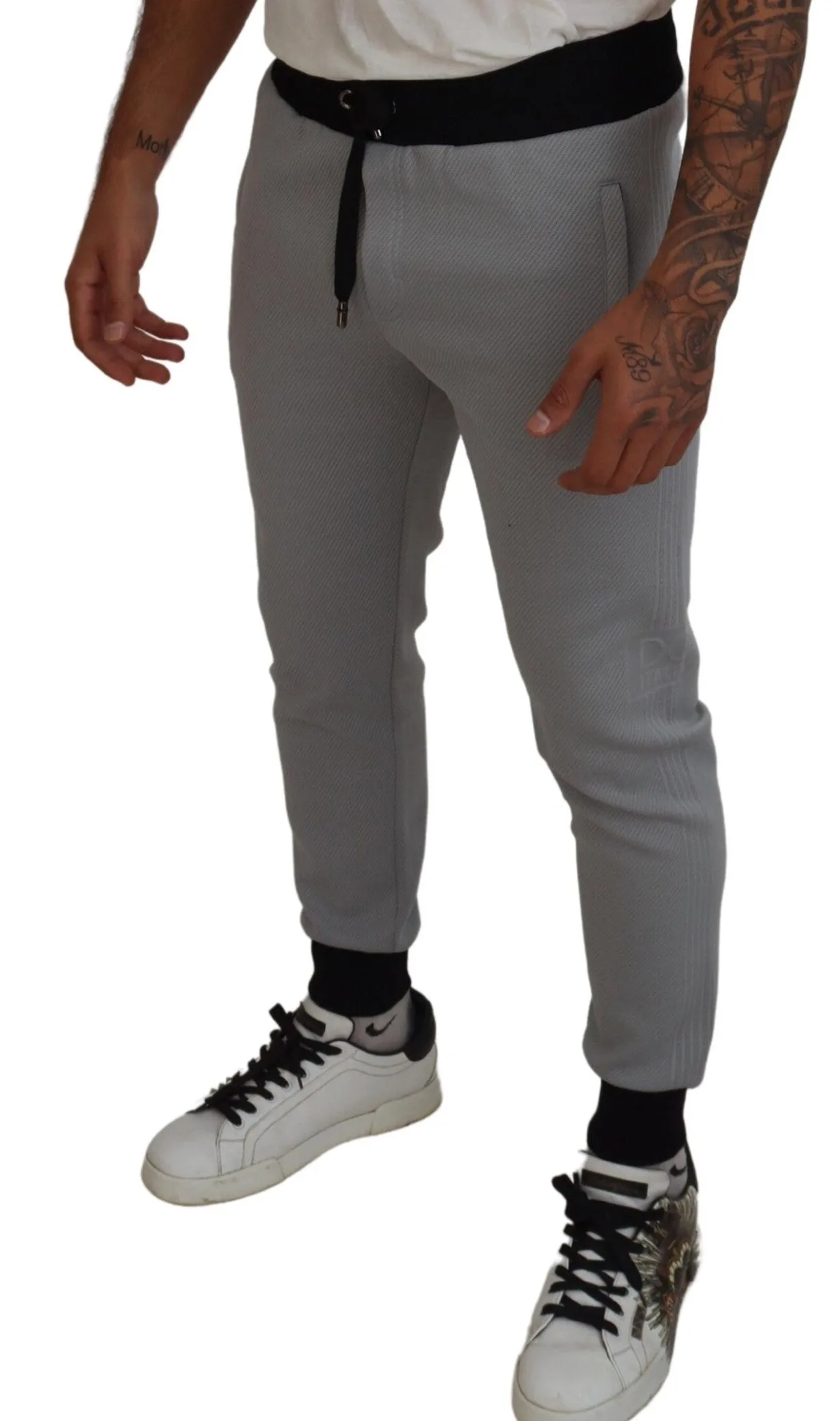 Elegant Grey Jogger Pants sold by Louxly product image thumbnail 4