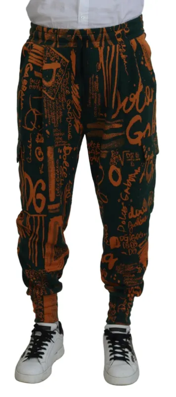 Multicolor Silk Blend Jogger Cargo Pants sold by Louxly