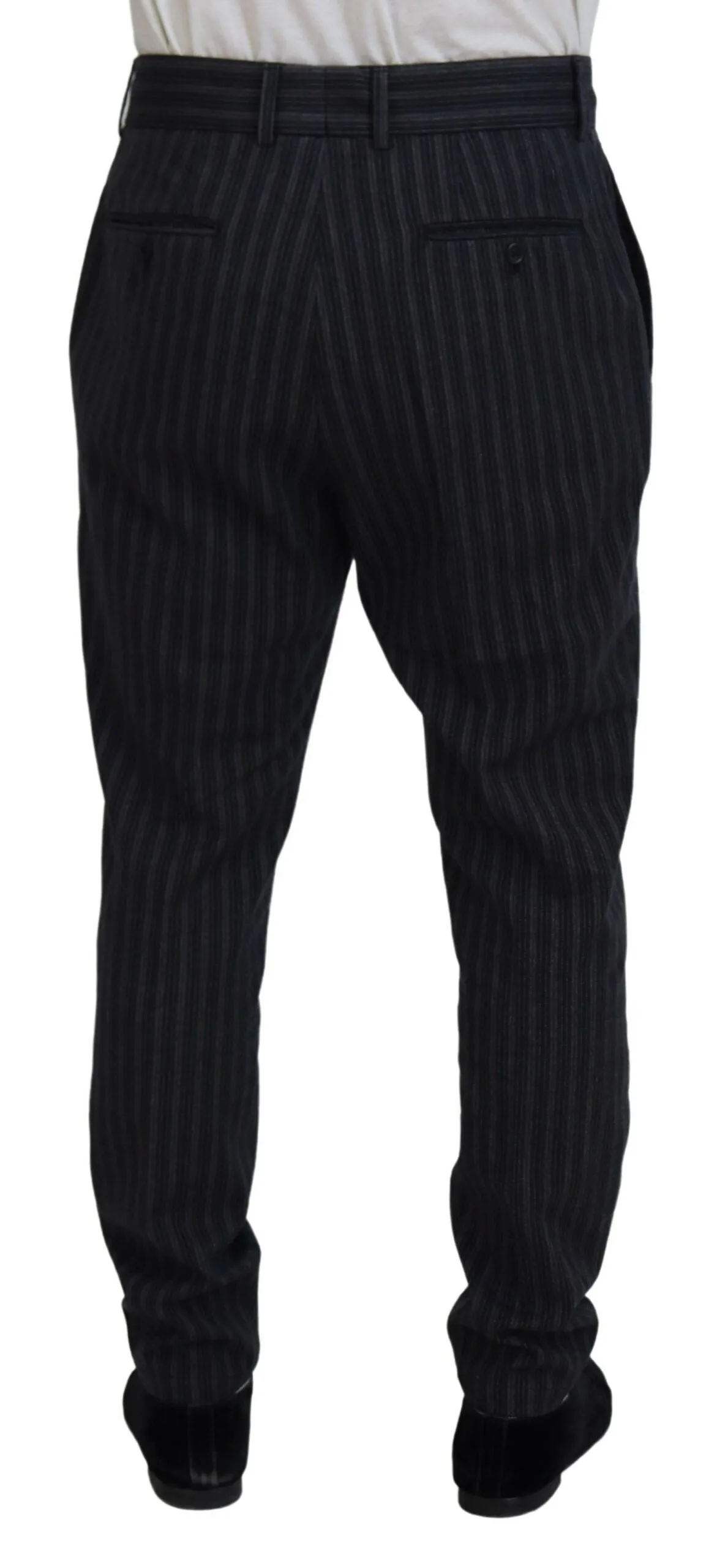 Elegant Striped Chino Dress Pants sold by Louxly product image thumbnail 3