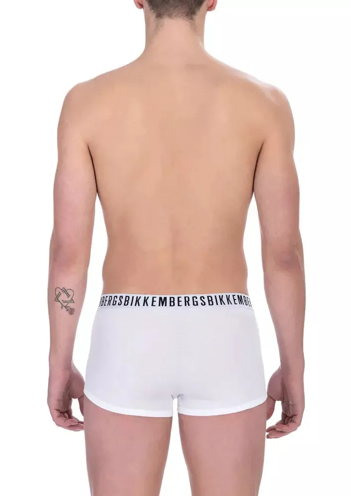 White Cotton Men Underwear Trunk Pack sold by Louxly product image thumbnail 2