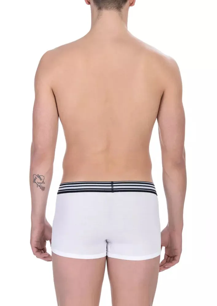 White Cotton Men Underwear Trunk Pack sold by Louxly product image thumbnail 2