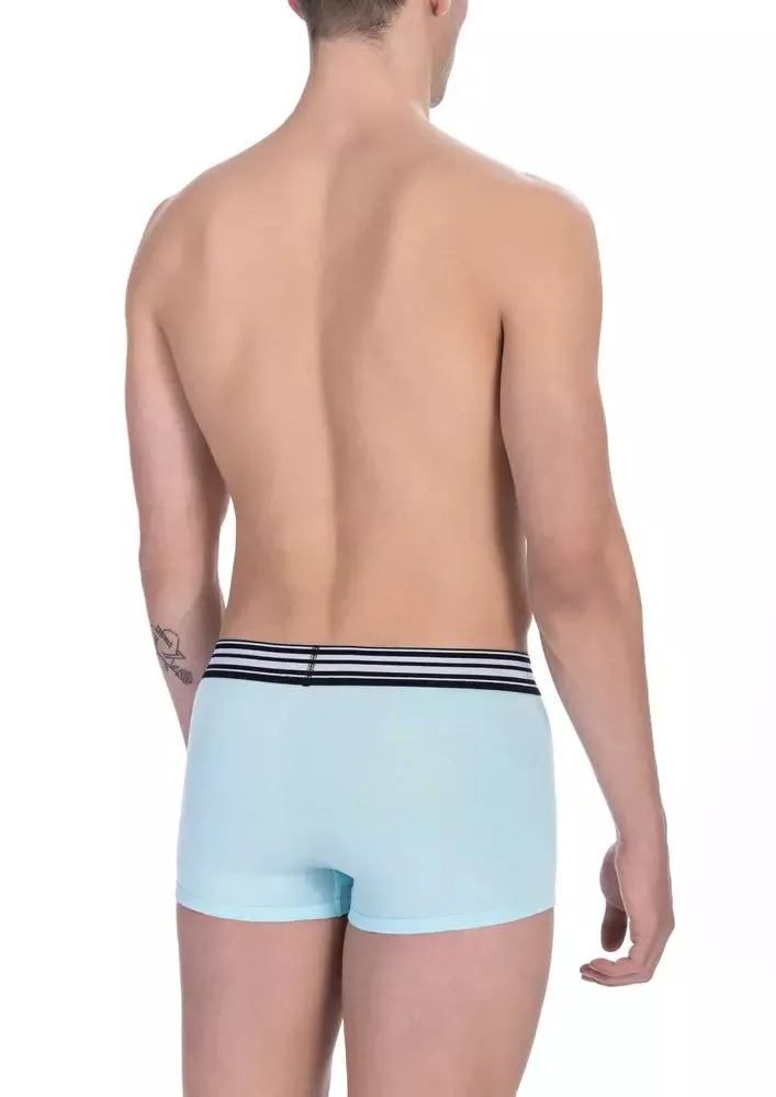 Light Blue Cotton Men Underwear Trunk Pack sold by Louxly product image thumbnail 2