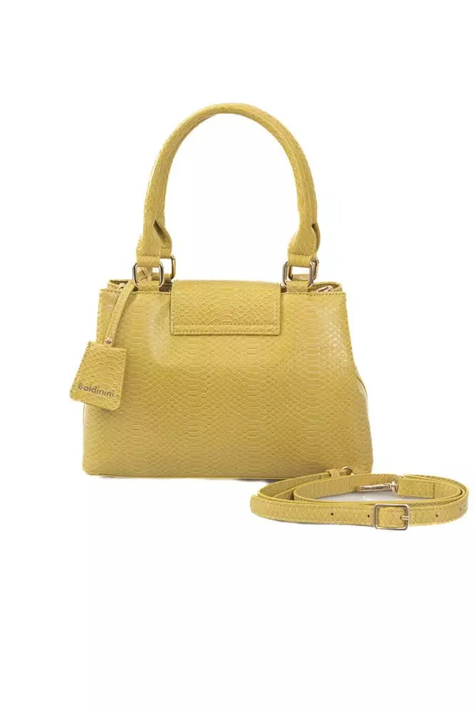 Yellow Polyurethane Women Crossbody Bag sold by Louxly product image thumbnail 3