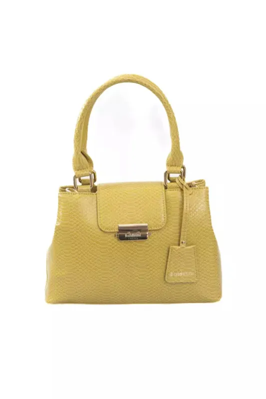 Yellow Polyurethane Women Crossbody Bag sold by Louxly