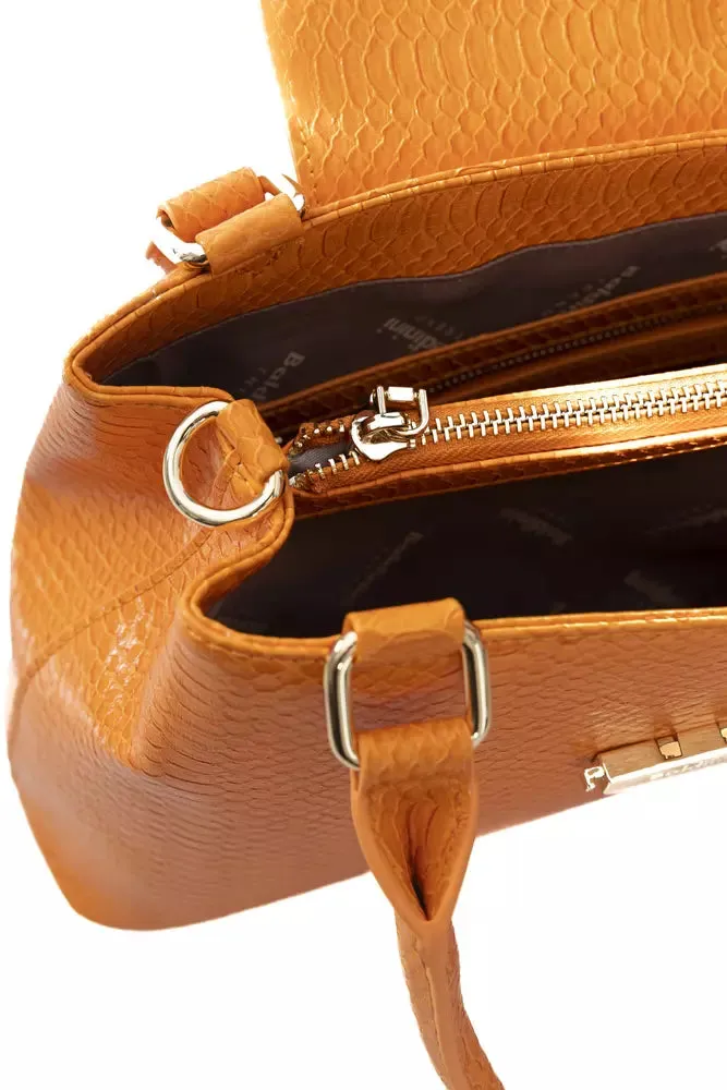 Orange Polyurethane Women Crossbody Bag sold by Louxly product image thumbnail 5